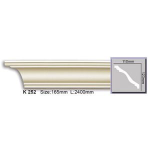 Карниз Harmony K252 (123x110) мм краща модель в Кривому Розі