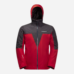 Куртка Jack Wolfskin Dna Rhapsody 3In1 M 1114721-2102 XXL Красный/Графитовый (4060477919621) лучшая модель в Кривом Роге