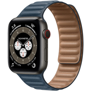 Ремінець Promate Maglet-40 для Apple Watch 38-40 мм 1/2/3/4/5/6/SE Baltic Blue (maglet-40.balticblue) ТОП в Кривому Розі