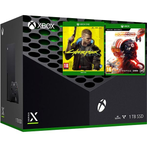 Microsoft Xbox Series X 1Tb + Cyberpunk 2077 (російська версія) + Star Wars: Squadrons (російська версія) ТОП в Кривому Розі