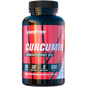 Натуральная добавка натуральный Vansiton Curcumin 60 капсул (4820106591907) ТОП в Кривом Роге