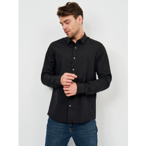 Сорочка Calvin Klein Jeans CK CHEST LOGO SLIM STRETCH SHIRT J30J319065-BEH L Black (8719854422501) краща модель в Кривому Розі