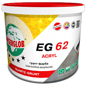 Грунтующая краска Anserglob EG 62 Acryl 10 л Белая (IG10000017274) ТОП в Кривом Роге