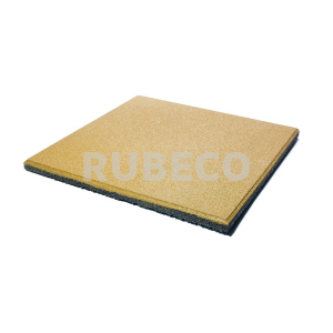 Резиновая плитка RUBECO 500*500*20мм желтая 1м2 ТОП в Кривом Роге