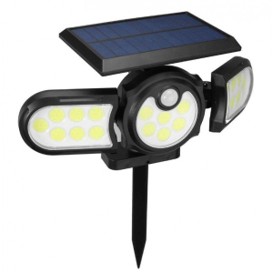 Вуличний світильник Solar Induction Lamp H-1206B на сонячній батареї Чорний ТОП в Кривому Розі