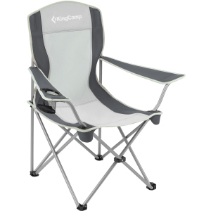 купить Стул KingCamp Arms Chairin Steel (KC3818 BLACK MEDIUMGREY)