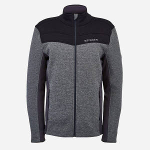 Спортивна кофта Spyder Encore Full Zip 38191250-014 XL Сіра з чорним (192636139589) в Кривому Розі