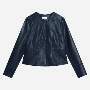 Куртка из искусственной кожи Orsay 800152-526000 42 Темно-синяя (80015229742) лучшая модель в Кривом Роге