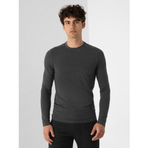 Чоловічий лонгслів 4F NOSH4-TSML350-23M 2XL Dark Grey Melange (5903609653989) рейтинг