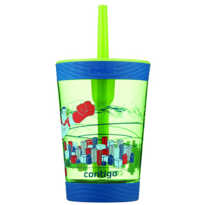 Склянка з трубочкою Contigo Spill Proof Tumbler Blue 420 мл (2115830) ТОП в Кривому Розі