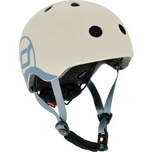 Захисний дитячий шолом Scoot and Ride з ліхтариком 45-51 см Світло-сірий (XXS/XS) (SR-181206-ASH) краща модель в Кривому Розі