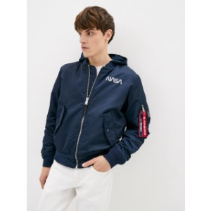 Куртка Airboss MA-1 Hooded NASA L Replica Blue (707568225868_A) в Кривому Розі