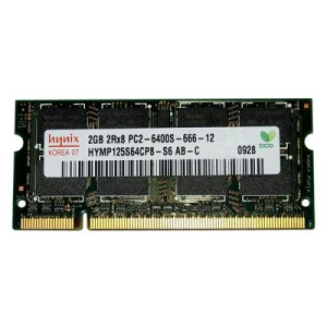 Модуль для ноутбука SoDIMM DDR2 2GB 800 MHz Hynix (HYMP125S64CP8-S6) краща модель в Кривому Розі