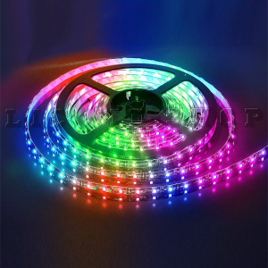 хороша модель Покращена преміум версія вологозахисна LED стрічка 5 м Profi Diode strip RGB MAX 300 з найвищим рівнем яскравості SMD 5050 300 діодів з кутом світіння 120° + ПУЛЬТ (TM 001 2188)