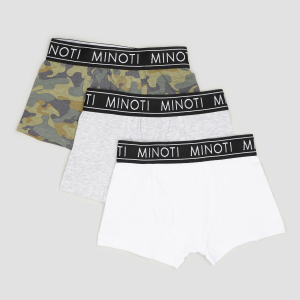 Трусики-шорти Minoti 7B BRIEF 4 35100JNR 116-122 см 3 шт Мілітарі (5059030615840) ТОП в Кривому Розі