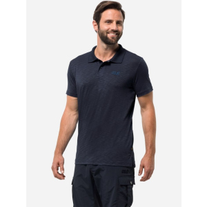 Поло Jack Wolfskin Travel Polo Men 1804542-1010 L (4055001452972) краща модель в Кривому Розі