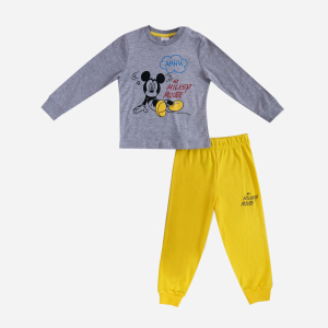 Спортивний костюм Disney Mickey Mouse MC18318 98 см Сіро-жовтий (8691109934246) ТОП в Кривому Розі