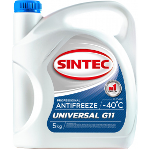 Антифриз Sintec Universal -40°C G-11 5 кг Синій (800522) в Кривому Розі