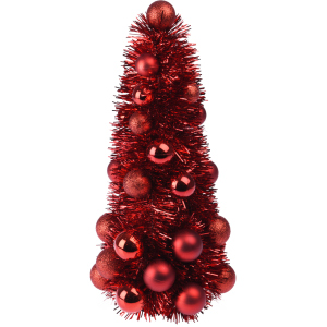 Искусственная елка Christmas Decoration 15x15x33 см Красная (ACS200520) ТОП в Кривом Роге