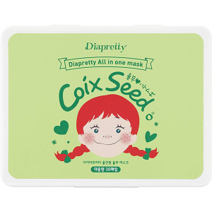 Тканинна маска для обличчя Diapretty All In One Coix Seed Mask Освітлююча 350 г (8809532990108)