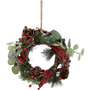 Вінок новорічний Christmas Decoration 22 х 7 х 22 см (YZB003920) в Кривому Розі