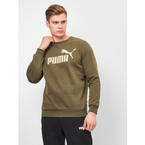 Світшот Puma ESS Big Logo Crew 58667944 XXL Зелений (4063698945516) краща модель в Кривому Розі