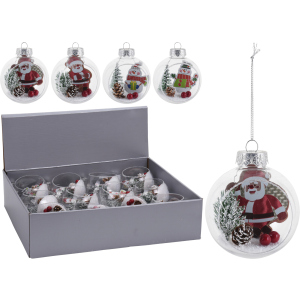 Набір ялинкових куль Christmas Decoration 8 см 12 шт (CAA724890) краща модель в Кривому Розі