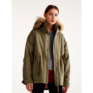 Парку Pull & Bear XAZ225270ZHBY M Хакі (DD8000004560113)