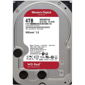 Жесткий диск Western Digital Red 4TB 5400rpm 256МB WD40EFAX 3.5" SATA III надежный