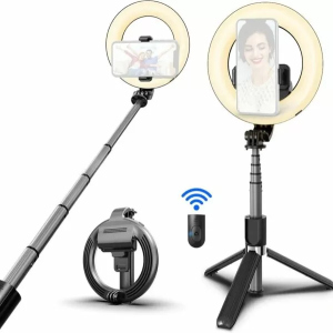 купить Cелфи палка с пультом и LED подсветкою UKC Selfie Stick L07 Black