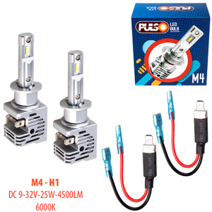 Автолампы Pulso M4-H1/LED-chips CREE/9-32v/2x25w/4500Lm/6000K (M4-H1) ТОП в Кривом Роге