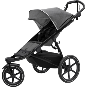 Дитячий візочок Thule Urban Glide 2 Black - Grey Melange (TH10101948) краща модель в Кривому Розі