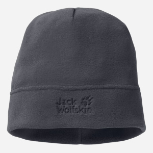 Шапка Jack Wolfskin Real Stuff Cap 1909851-6230 Темно-сіра (4060477995458) ТОП в Кривому Розі