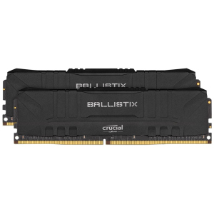 Оперативная память Crucial DDR4-3200 16384MB PC4-25600 (Kit of 2x8192) Ballistix Black (BL2K8G32C16U4B) ТОП в Кривом Роге