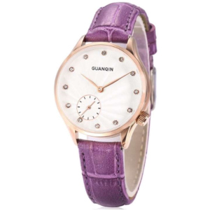 Женские часы Guanqin Gold-White-Purple GS19052 CL (GS19052GWP) в Кривом Роге