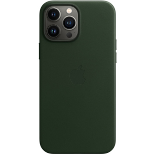 Apple MagSafe Leather Case для Apple iPhone 13 Pro Max Sequoia Green (MM1Q3ZE/A) в Кривому Розі