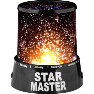 Проектор зоряного неба Star Master PRO Original з USB-кабелем та адаптером Star Master Чорний (id48) краща модель в Кривому Розі