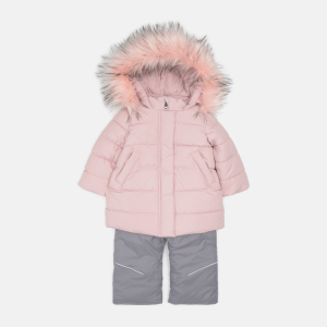 Зимовий комплект (куртка + напівкомбінезон) Evolution 05-ЗД-21 98 см Пудра\Сірий (4823078577825) ТОП в Кривому Розі