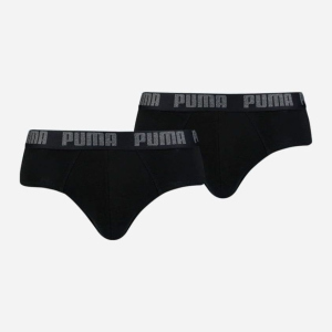 Труси-брифи Puma Basic Brief 2P 88910006 L 2 шт Black-Black (8718824239057) в Кривому Розі