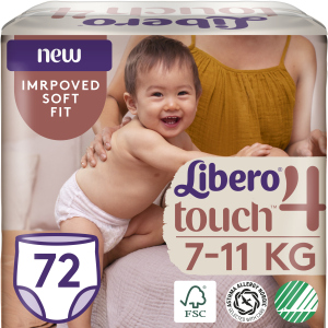 Подгузники-трусики Libero Touch Pants 4 7-11 кг одноразовые 72 шт (7322541303017) в Кривом Роге