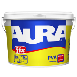 Клей AURA FIX PVA контактний 10кг краща модель в Кривому Розі