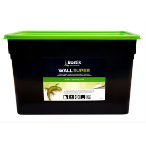 Клей Bostik Wall Super 76 для склополотна, тканини, структурних, гладких вінілових шпалер 16кг (15л) ТОП в Кривому Розі