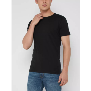 Футболка Puma Basic Men's Crew Neck T-Shirt 2P 90730701 L 2 шт Black (8718824591896) краща модель в Кривому Розі