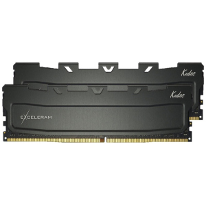 eXceleram DDR4-3200 16384MB PC4-25600 (Kit of 2x8192) Red Kudos (EKBLACK4163222AD)