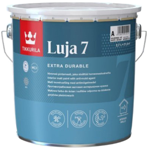 Фарба акрилатна з протицвілевим компонентом Tikkurila Luja 7 2.7 л Біла (6408070055014) рейтинг