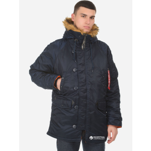 Парку Alpha Industries Slim Fit N-3B Parka L Replica Blue/Orange краща модель в Кривому Розі