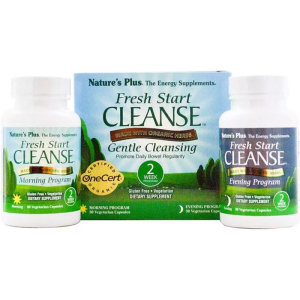 Очистка организма за 15 дней, Fresh Start Cleanse Kit, Natures Plus, 60 капсул (097467011106)