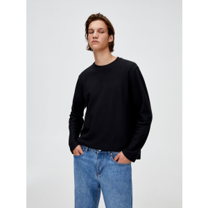 хорошая модель Лонгслив Pull & Bear 9596/503/800 M Черный (09596503800038)