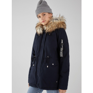 Парка Bershka XAZ293514OWFS S Темно-синяя (DD8000005682456) в Кривом Роге