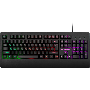 Клавіатура провідна 2E Gaming KG330 LED Ukr USB Black (2E-KG330UBK) надійний